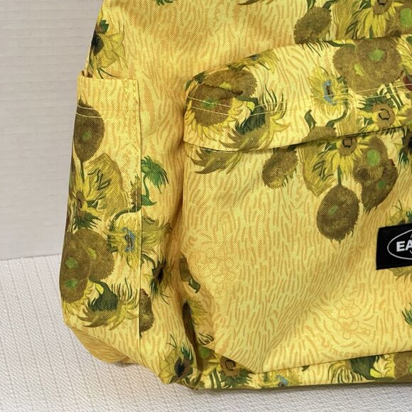 Eastpak x Van Gogh Museum Amsterdam Sunflowers Oil on Canvas Day Pak'R Backpack - Picture 8 of 17